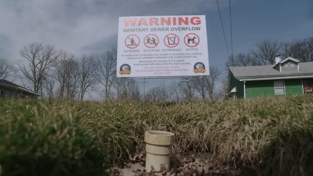 sanitary sewer overflow signage