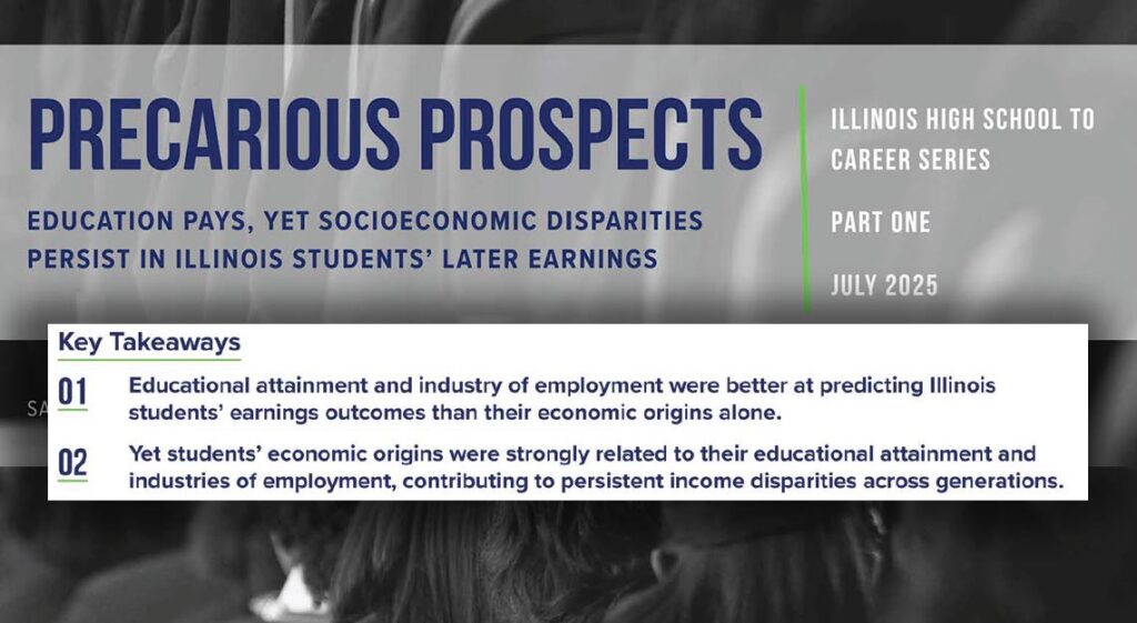 Study: Education still pays, but barriers to upward mobility persist in Illinois